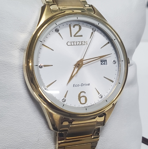 NEW Citizen Chandler FE6102-53A Ladies 37mm Silver Dial MSRP $295 main image 7